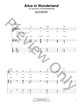 Alice in Wonderland Guitar and Fretted sheet music cover